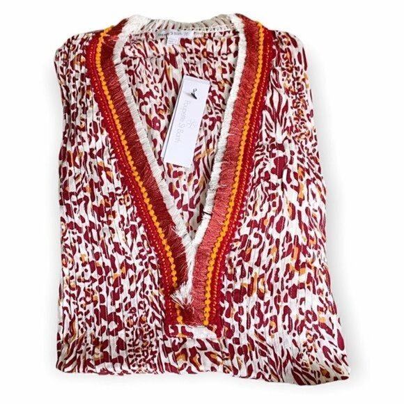 Poupette St Barth Sasha‎ Mini Dress in Leopard Print Size XS, New with Tags - Picture 15 of 15